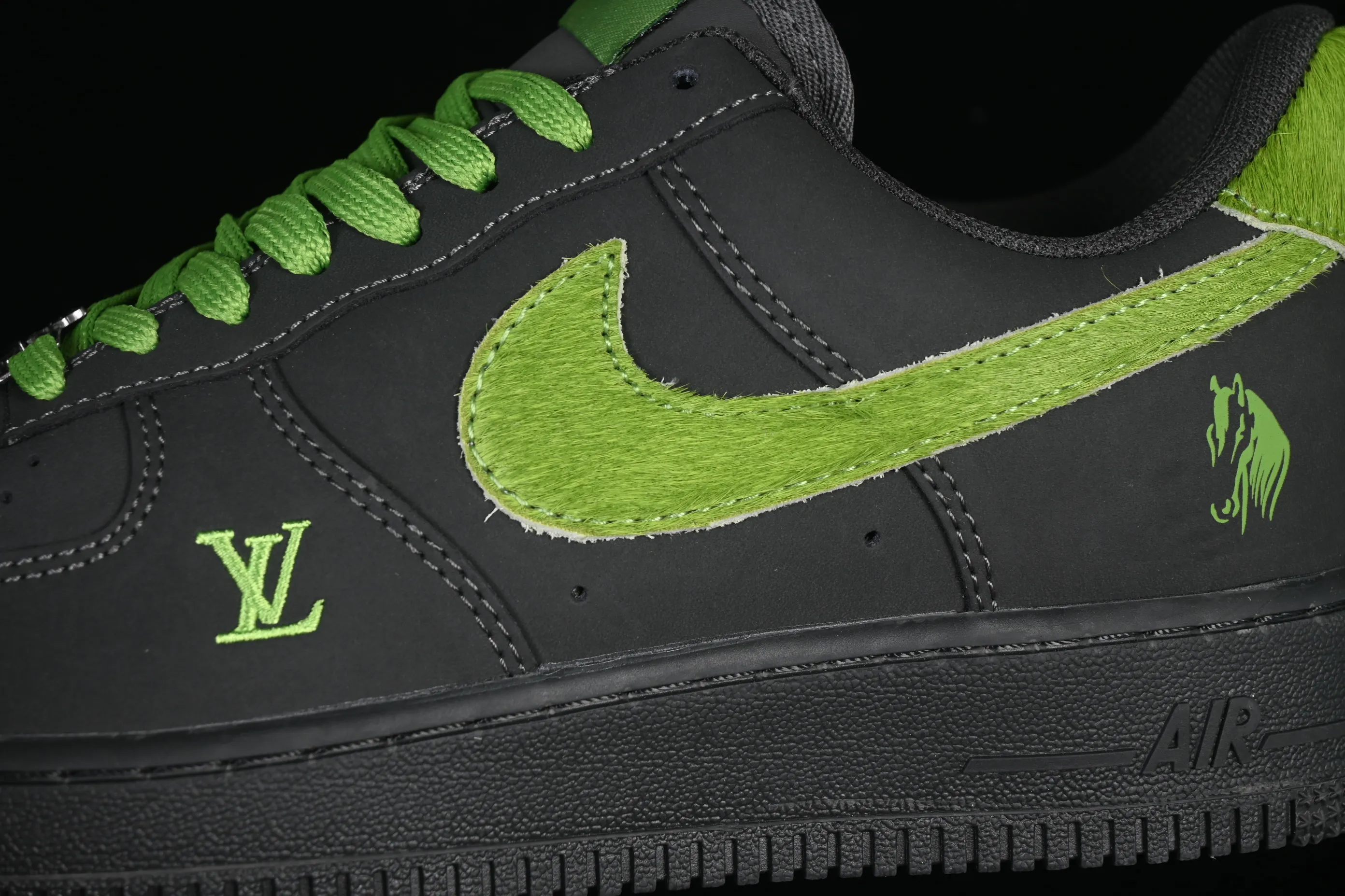 All categories Nk Air Force 1 Air Force series Nk Air Force 1 Low Air Force low-top Nike Air Force 1'07 Low Year of the Horse joint name Ink gray jade green Air Force 1 low-top casual sneakers XY9025-001